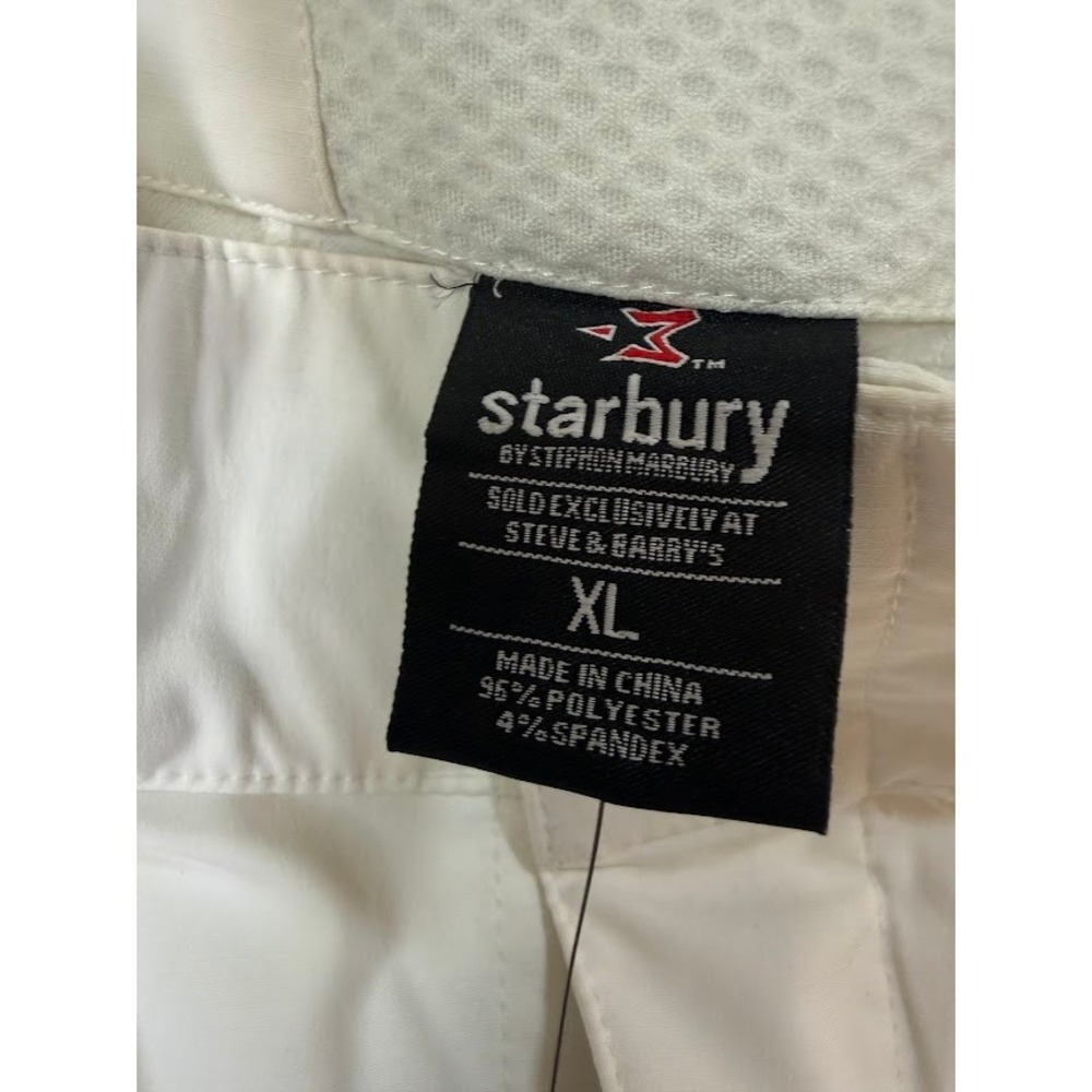 Starbury Stephon Marbury Mens White Mesh Panel Windbreaker Jacket XL STAR40161 - Picture 4 of 7